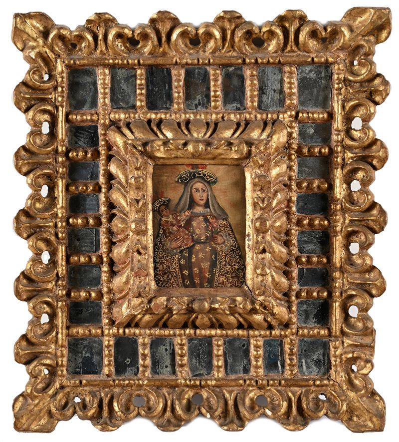 Scuola di Cusco, Vicereame del Perù - Madonna Col Bambino