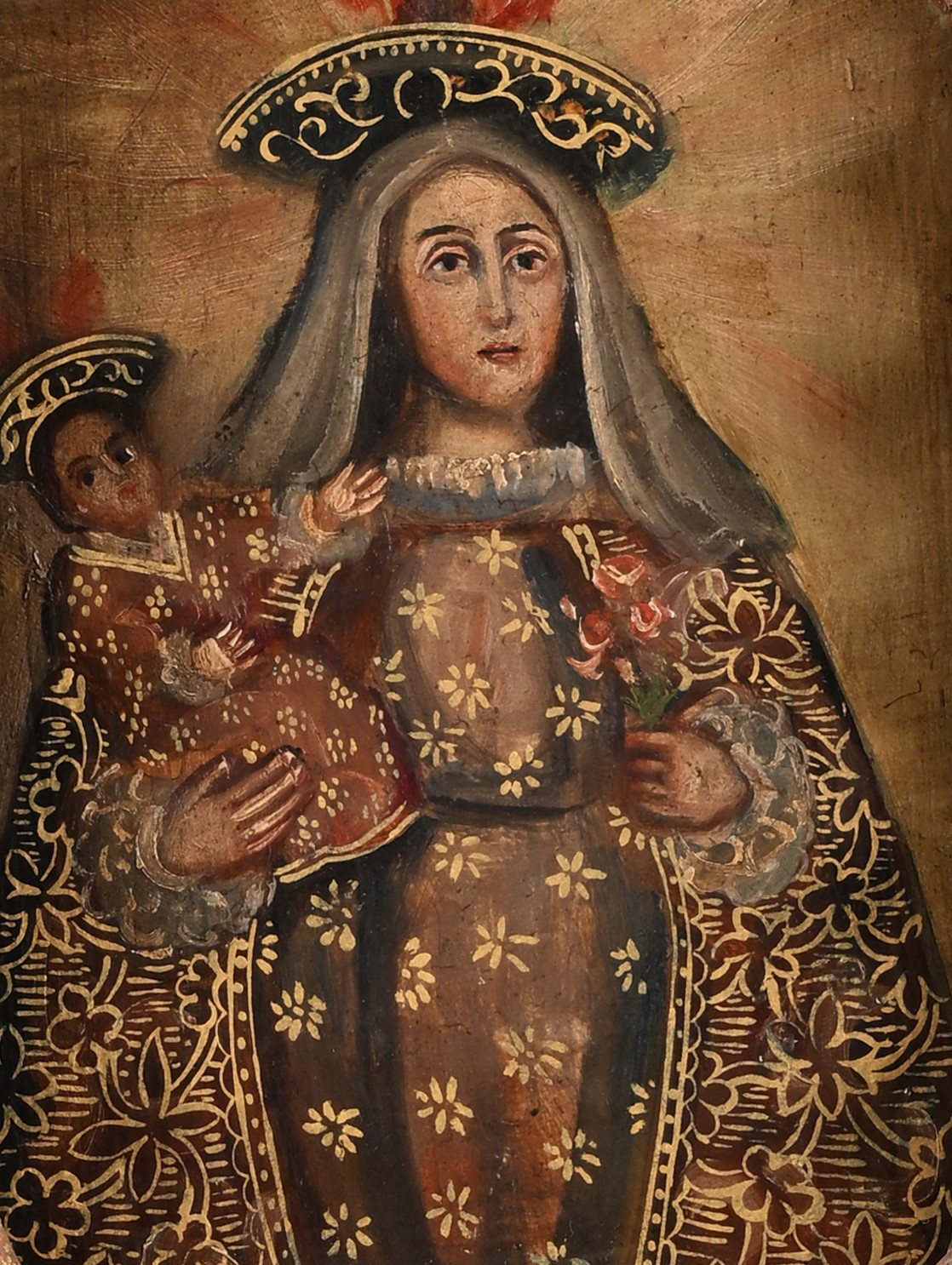 Scuola di Cusco, Vicereame del Perù - Madonna Col Bambino