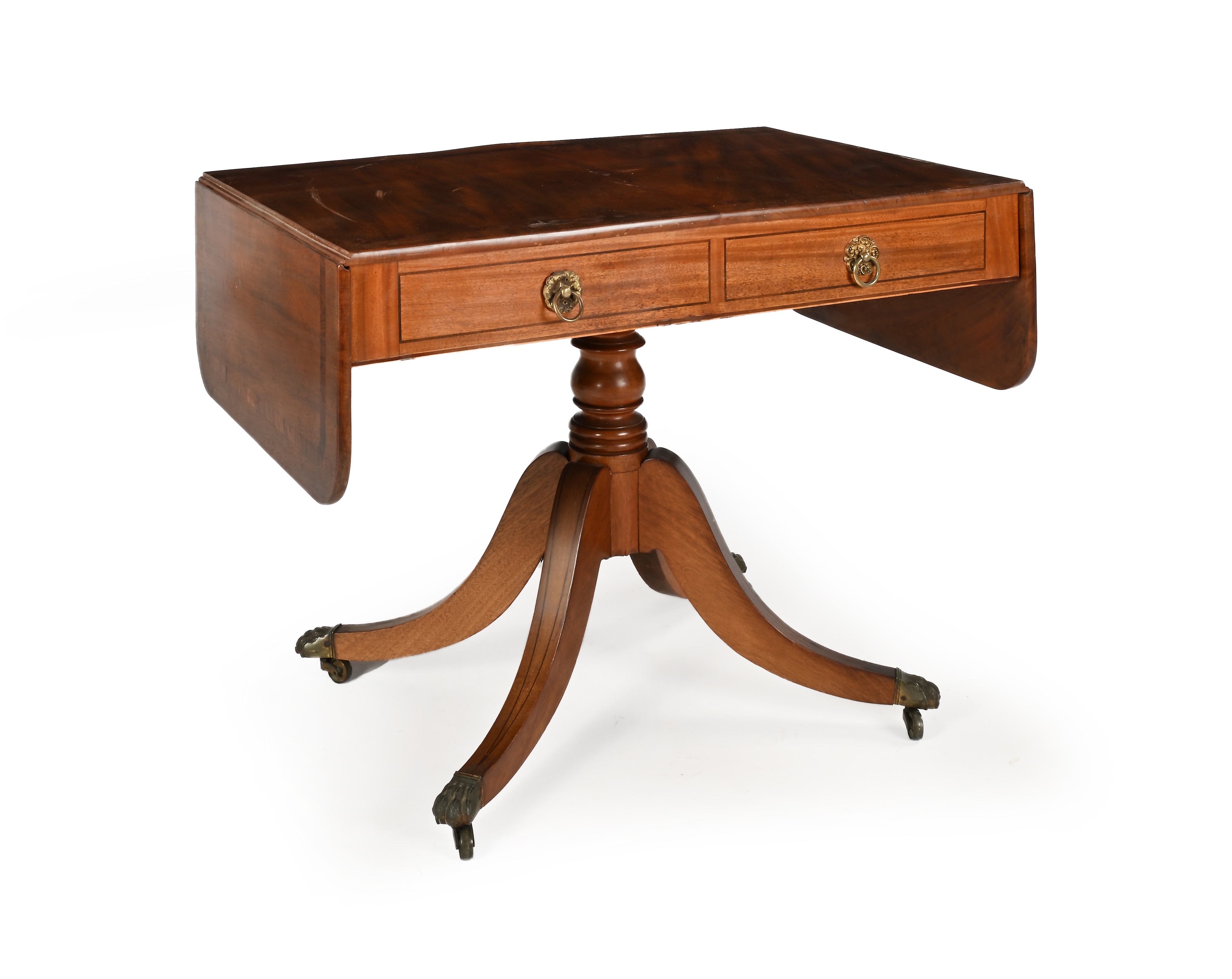 Breakfast table in mogano, Inghilterra, XIX secolo