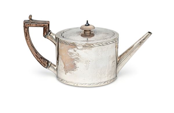 Teiera in argento, Londra, 1787, Robert Hennel