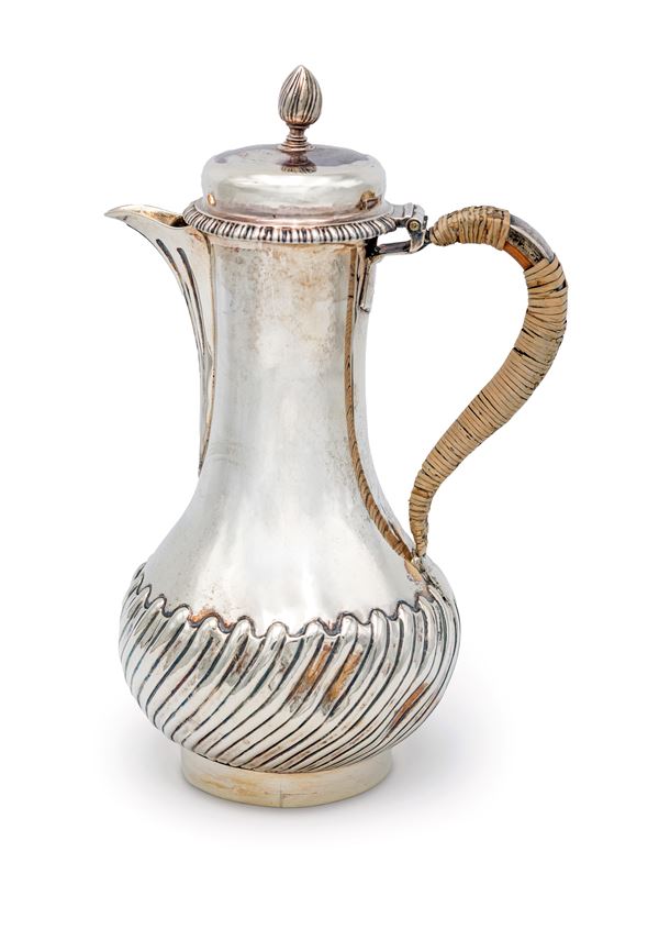 Caffettiera in argento, Londra, 1755