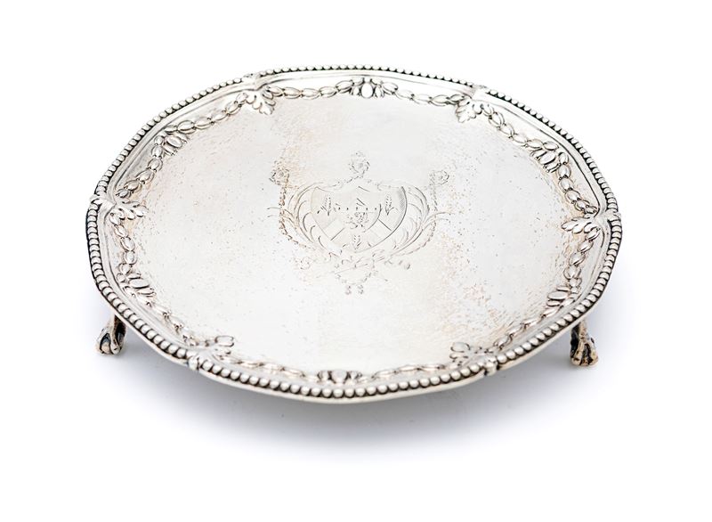 Piccolo Salver in Argento, Londra 1772