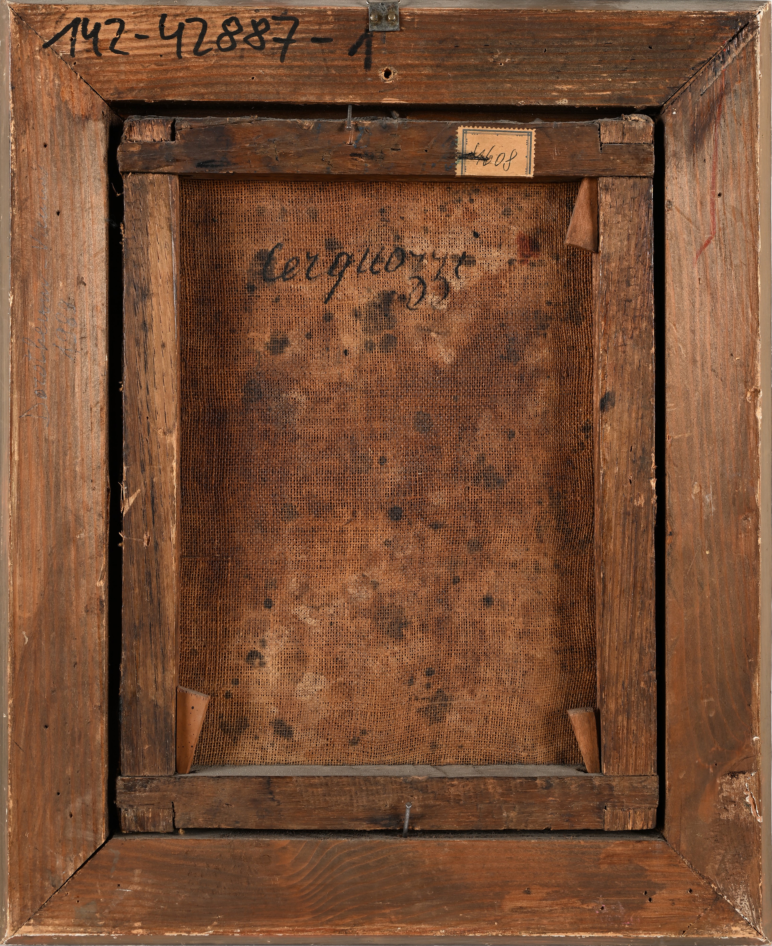 Scena di genere con figura di contadino e asinello