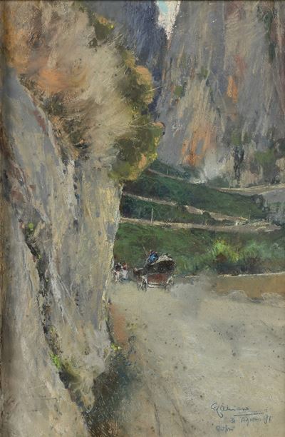 Capri, la Salita della Carrozza