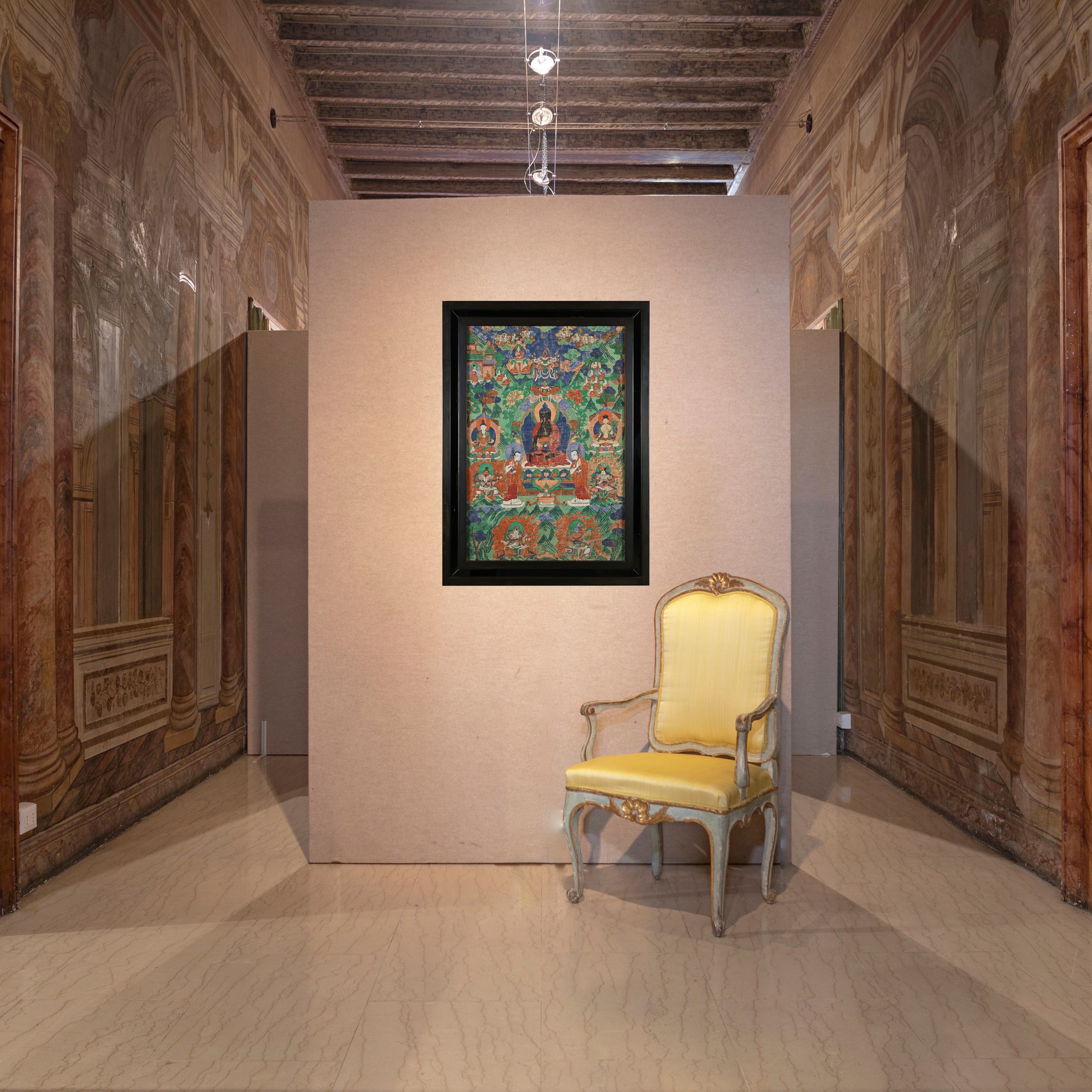 Antico Thangka Tibetano