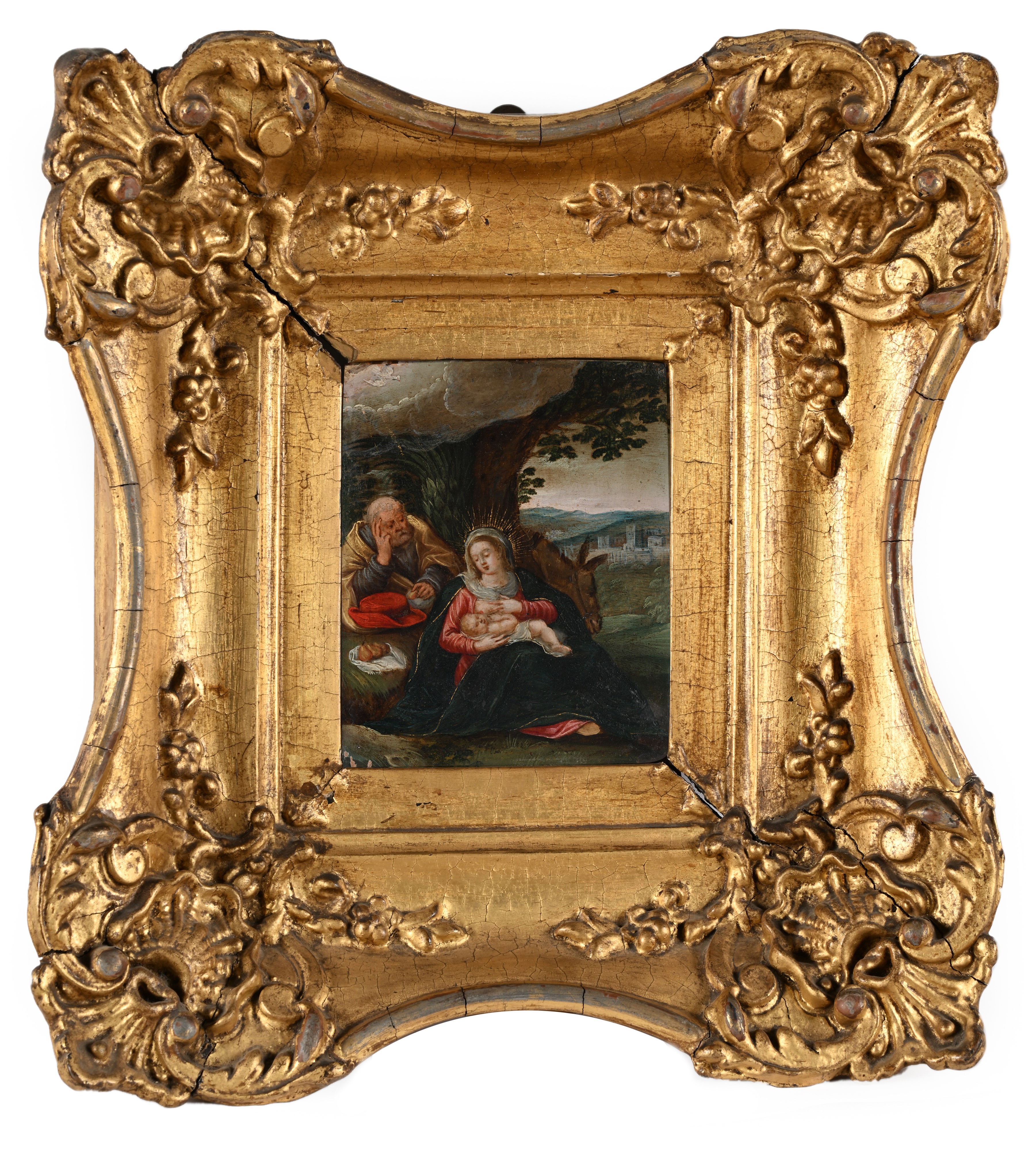 Riposo durante la fuga in Egitto