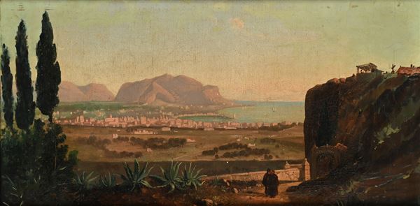 Veduta di Palermo con il Monte Pellegrino