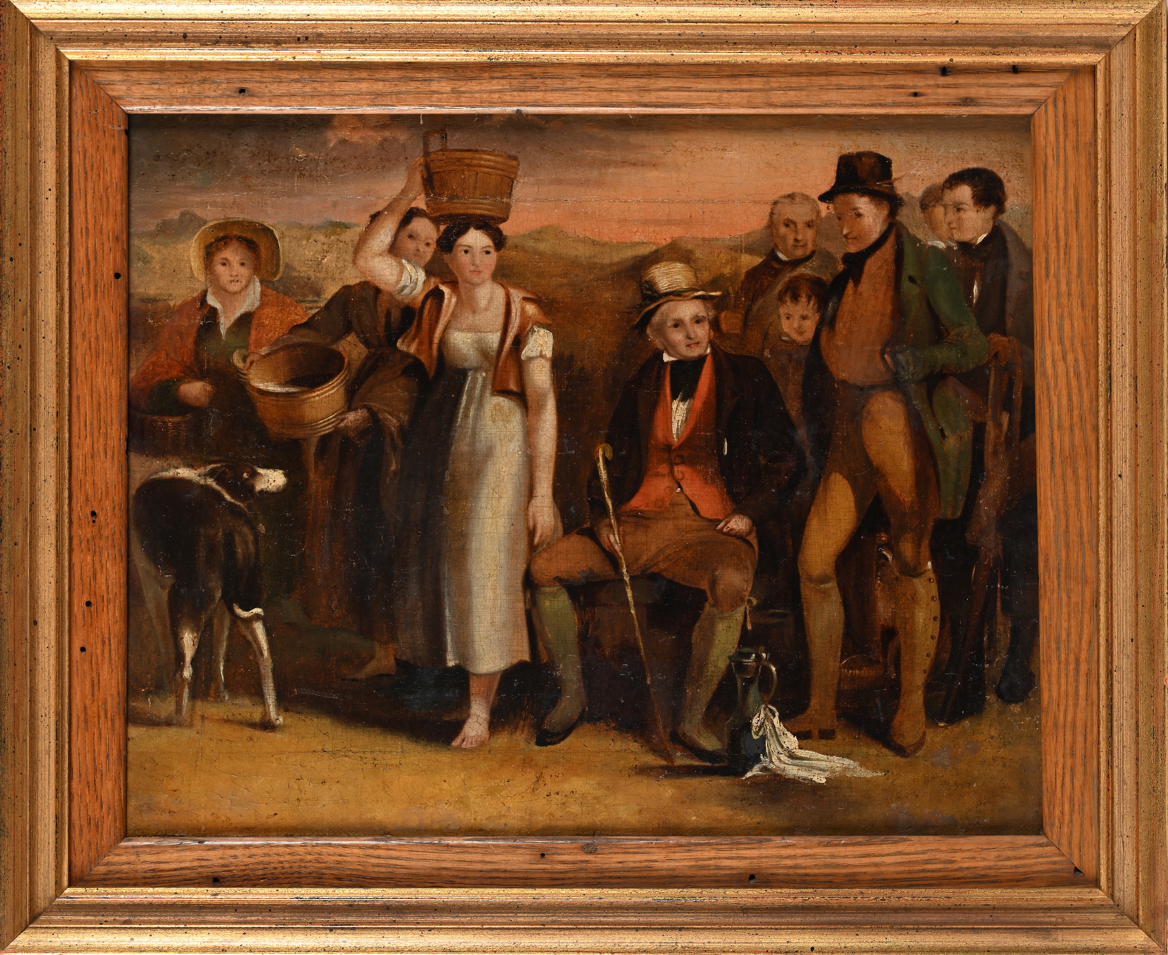 Sir David Wilkie Attribuito a - Ritratto di Sir Walter Scott e della Sua Famiglia