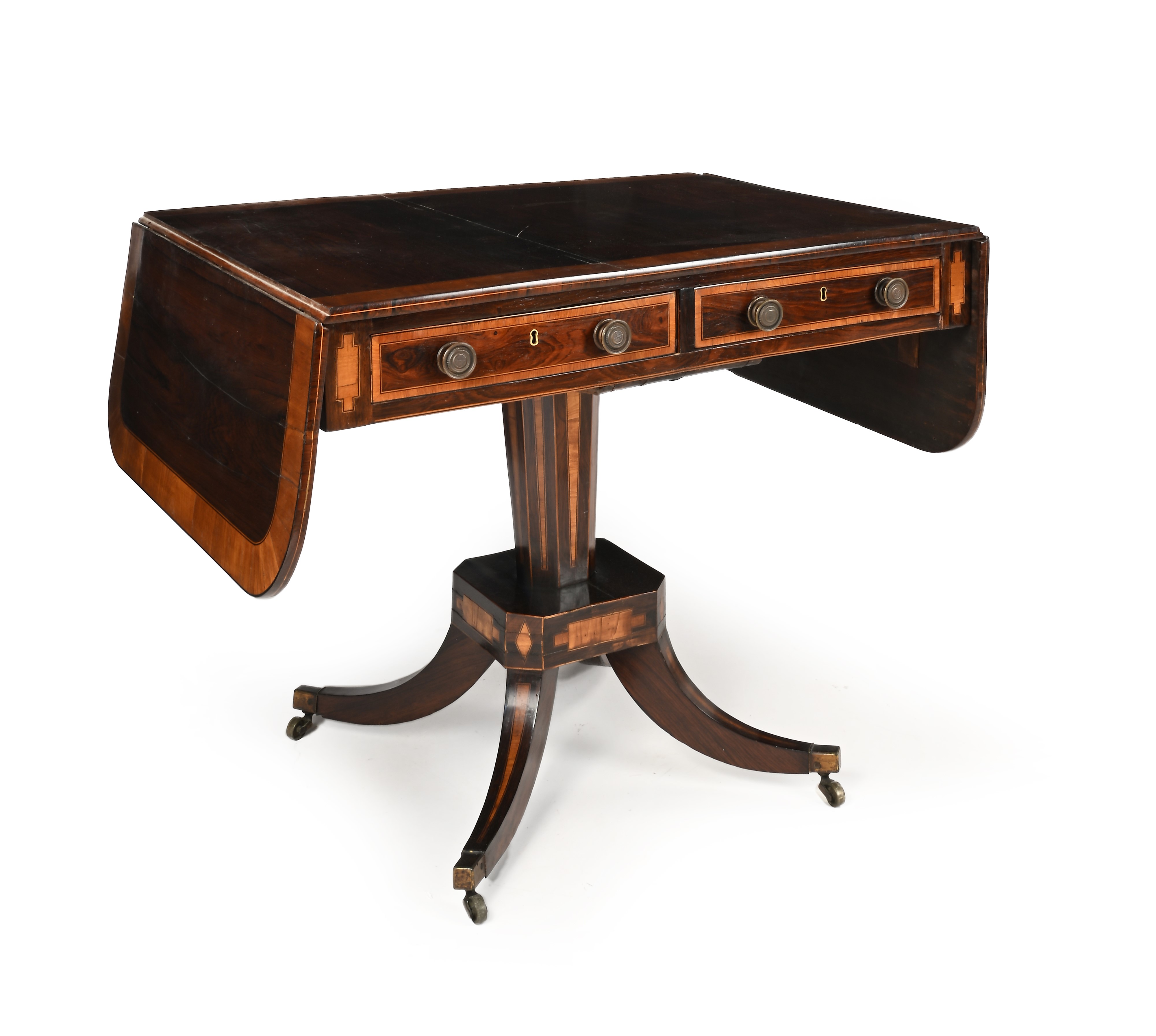 Breakfast table in mogano, Inghilterra, XIX secolo