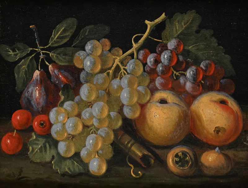 Scuola Italiana del XIX Secolo - Natura Morta di Frutta