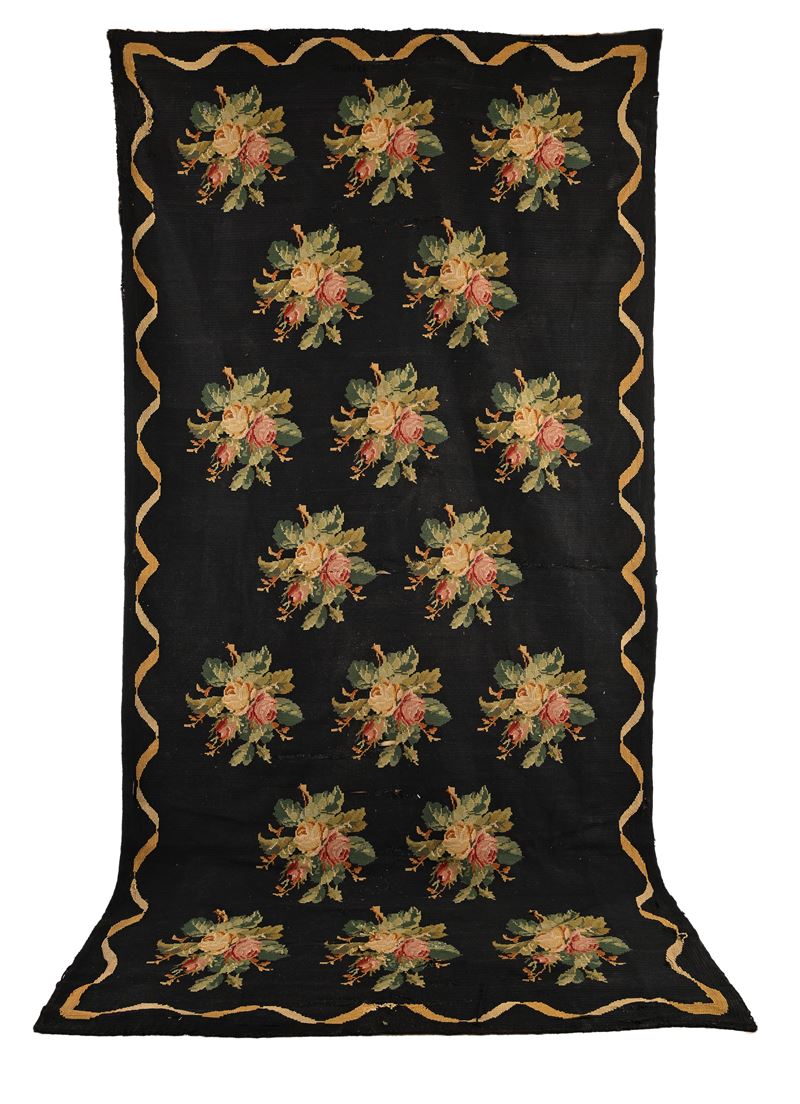 Tappeto Ispirato agli Esemplari Kilim Bessarabici, Fine XIX/inizio XX Secolo