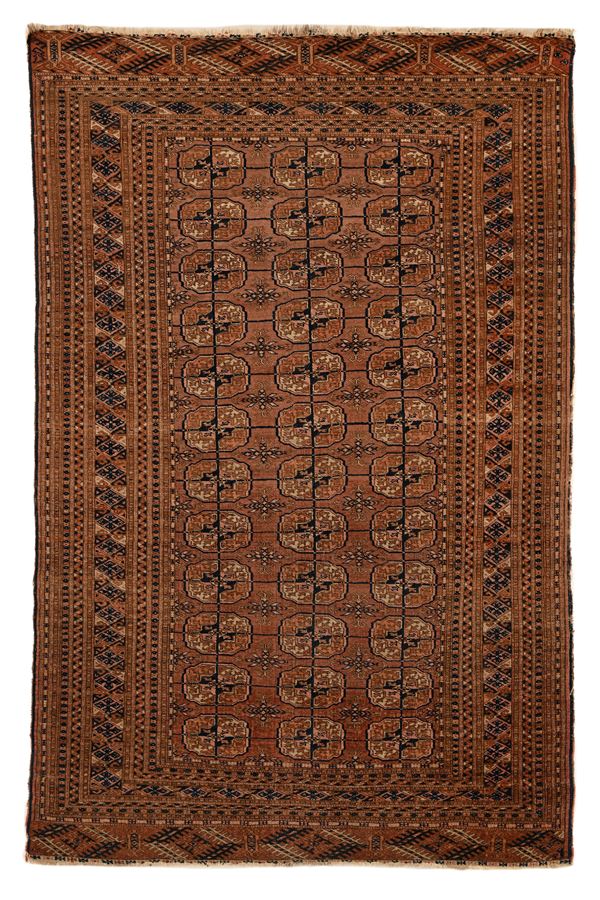 Tappeto Turkmeno Bukhara, inizio XX secolo