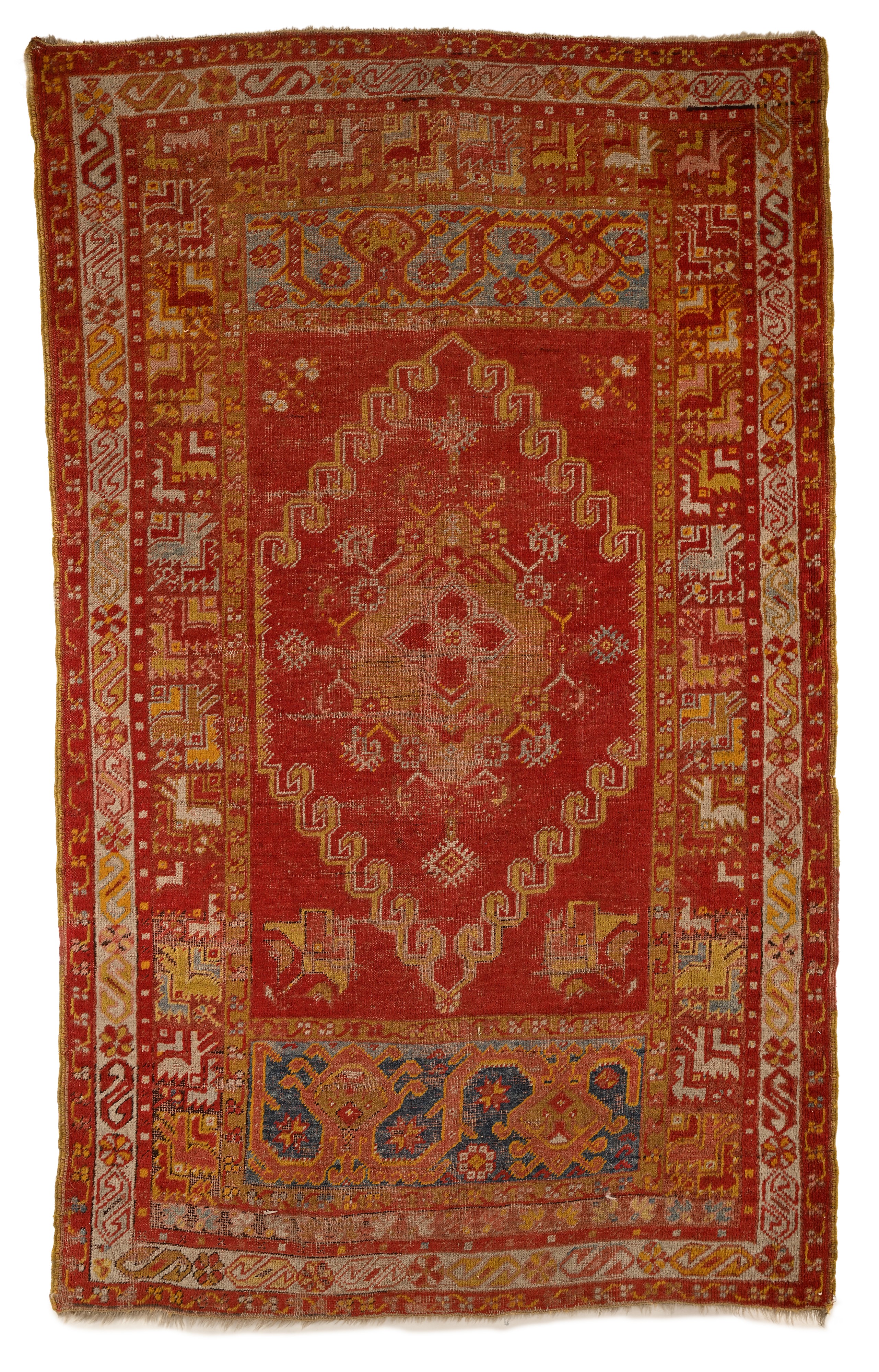 Coppia di piccoli tappeti anatolici, inizi del XX secolo