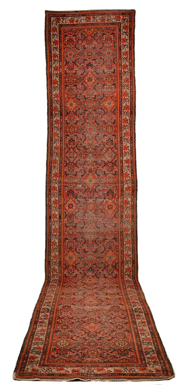 Corsia Melayer fondo rosso, Persia, inizi XX secolo