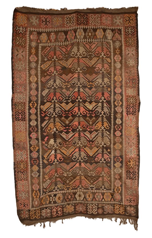 Tappeto Kilim Anatolico, Turchia, Fine XIX - Inizio XX secolo
