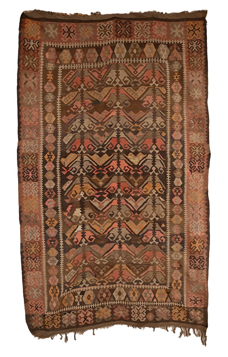 Tappeto Kilim Anatolico, Turchia, Fine XIX - Inizio XX secolo
