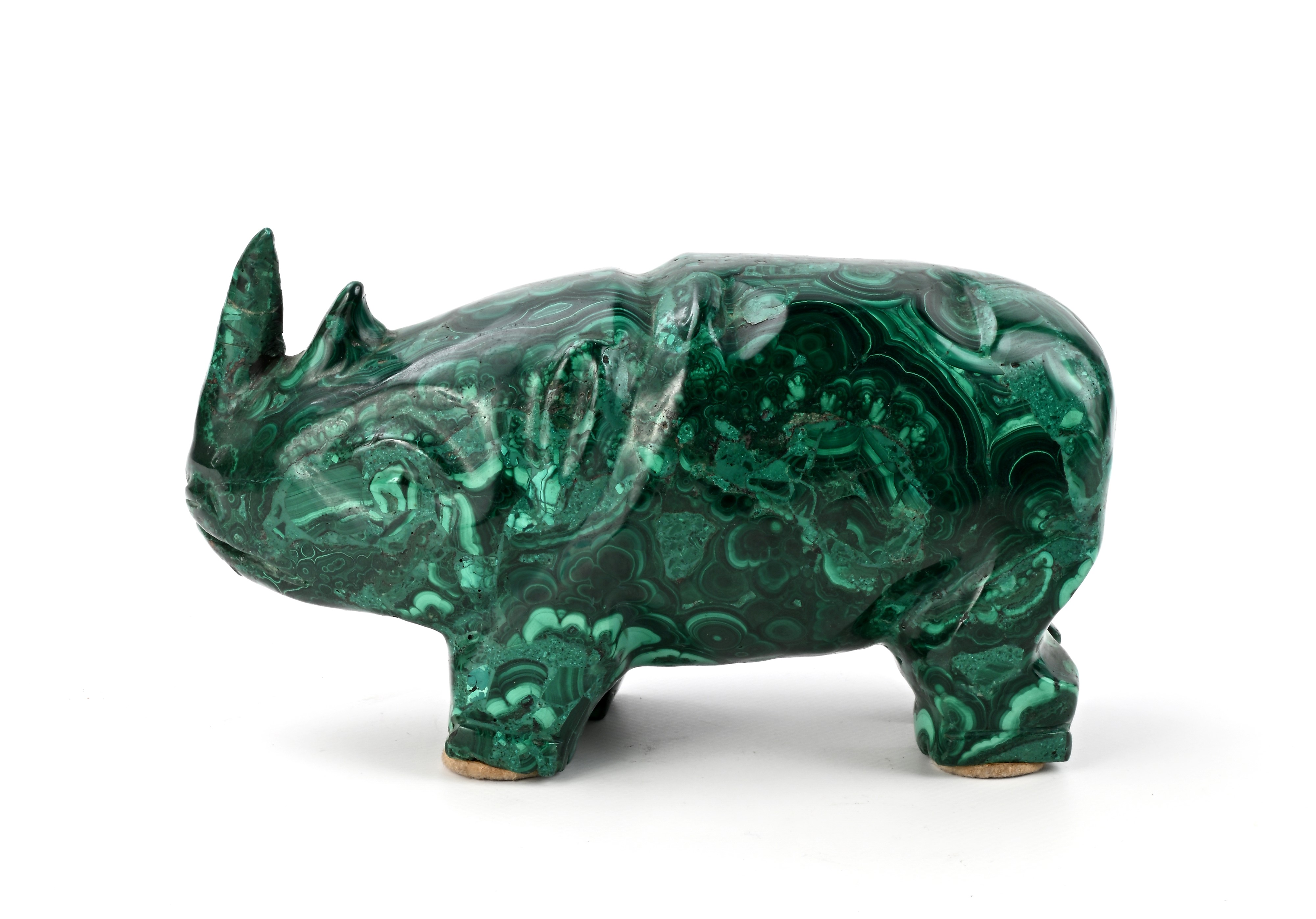 Rinoceronte di Malachite, XX Secolo