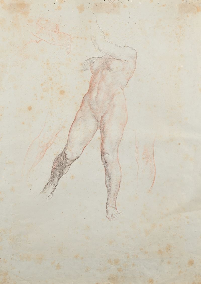 Scuola Italiana del XIX Secolo - Nudo Femminile Accademico