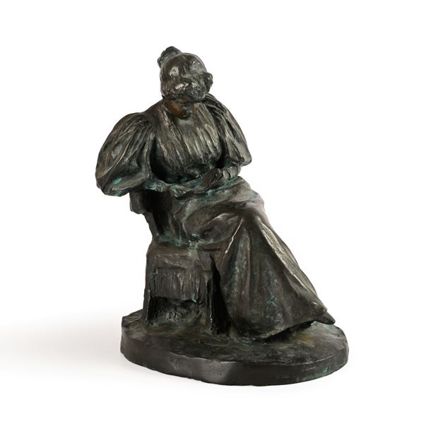 Giovane donna in lettura