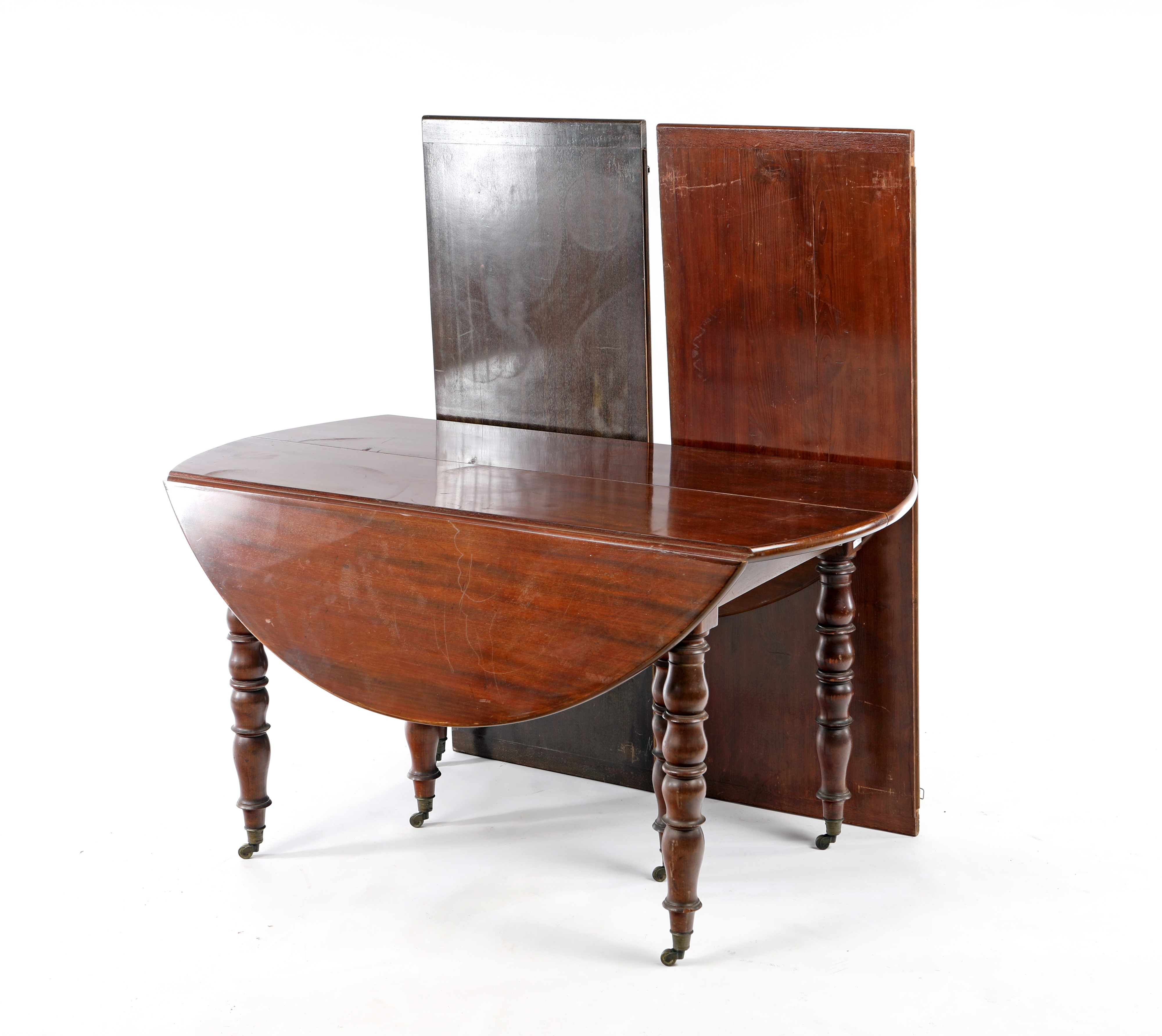 Tavolo da pranzo in mogano, Francia, XIX secolo