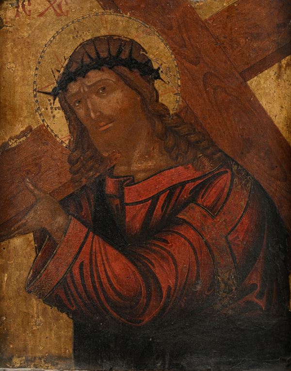 Pittore del XVI secolo - Cristo portacroce