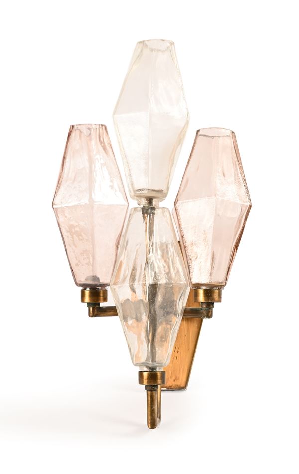 Applique Poliedri produzione Venini