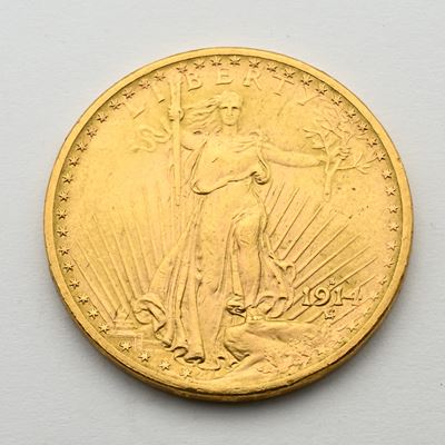 20 Dollari 1914 Usa