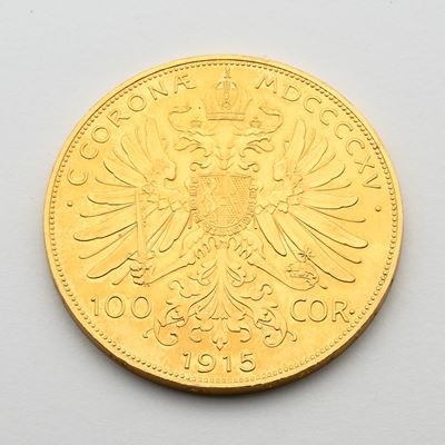 100 Corone 1915 Francesco Giuseppe i Impero Austriaco