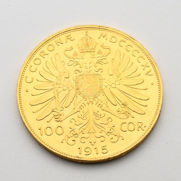100 Corone 1915 Francesco Giuseppe I Impero Austriaco