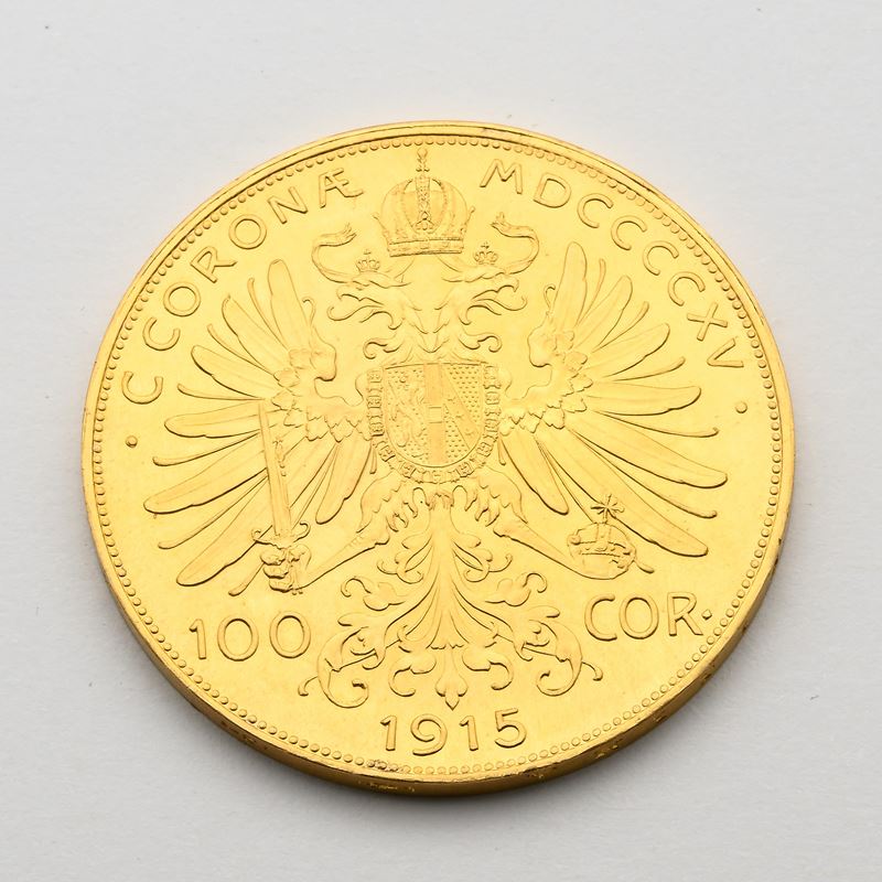 100 Corone 1915 Francesco Giuseppe i Impero Austriaco