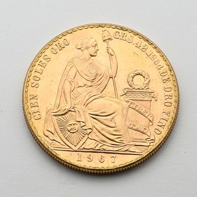100 Soles 1967 Repubblica del Perù