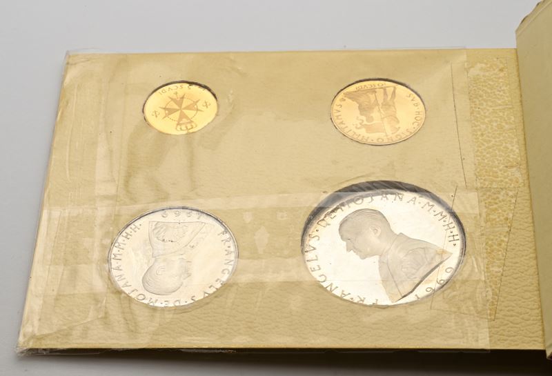 Serie Completa 4 Monete (10, 5, 2 Scudi e 1 Scudo) 1969 Smom