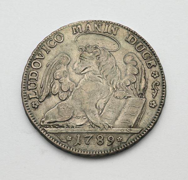 Tallero per il Levante 1789 Doge Ludovico Manin Repubblica di Venezia