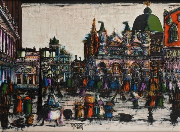 Gennaro Picinni - Piazza San Marco a Venezia