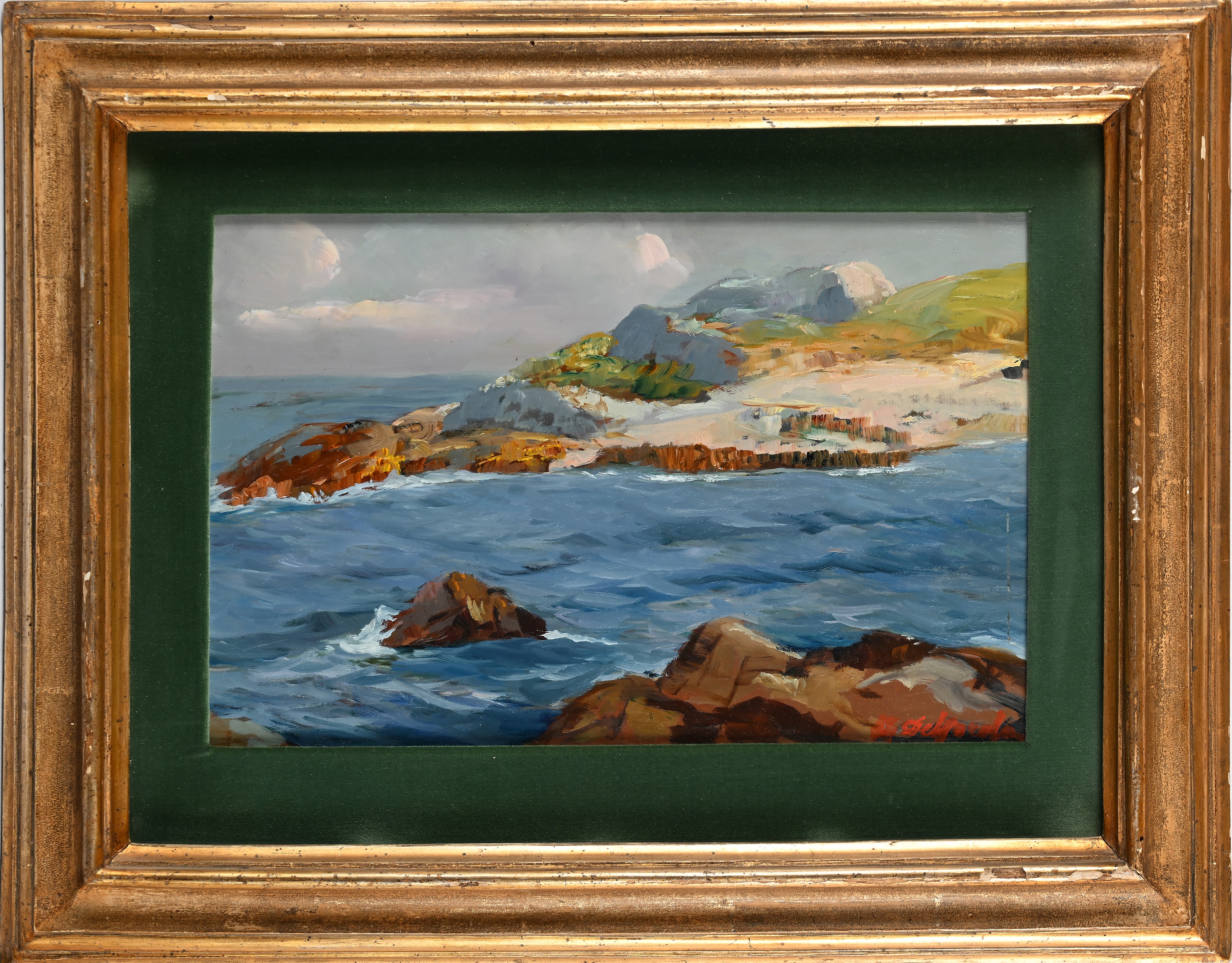 Alfredo del Sordo - Mare Mosso tra gli Scogli