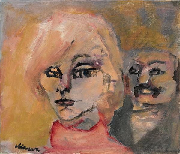 Ritratto di donna con uomo