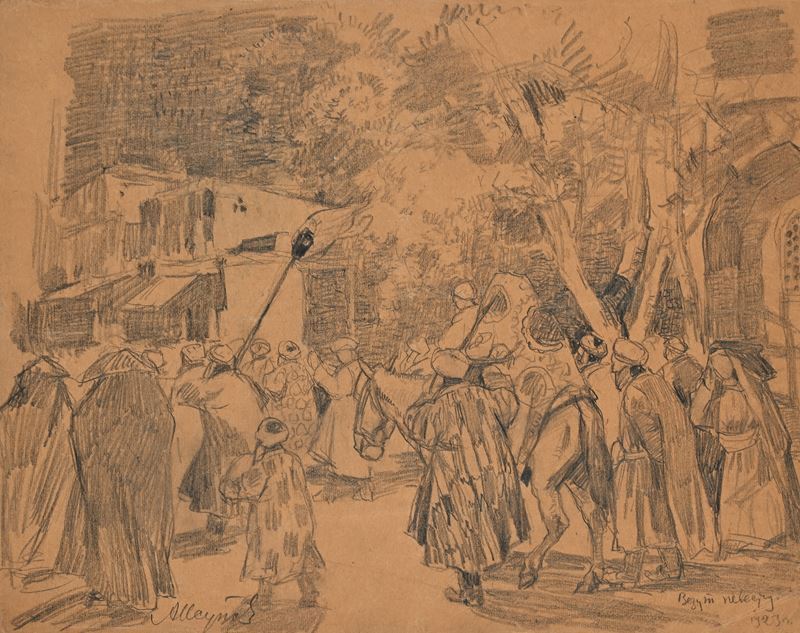 Alessio Issupoff - Processione a Samarcanda