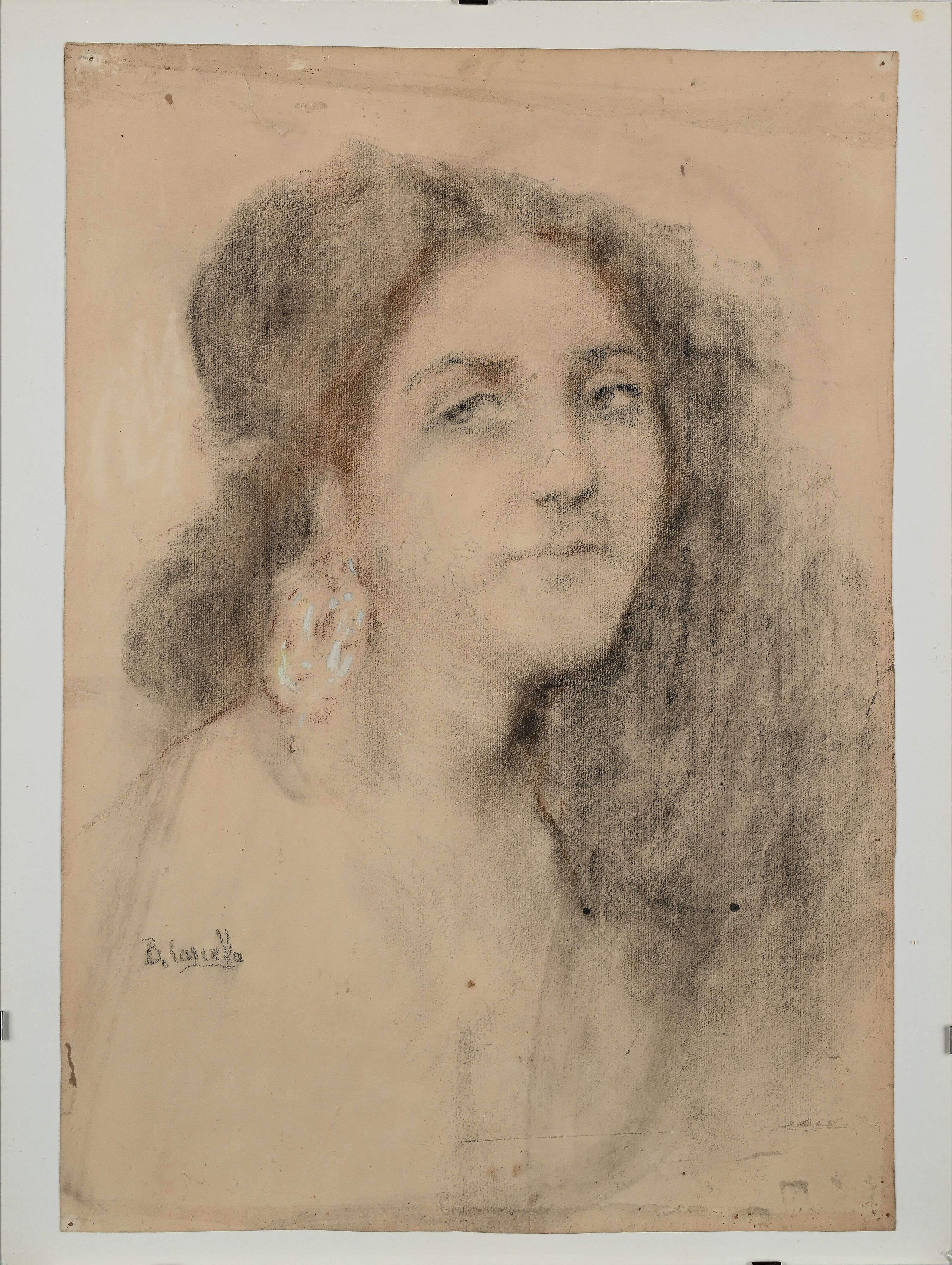 Basilio Cascella - Ritratto di Ragazza con Orecchino