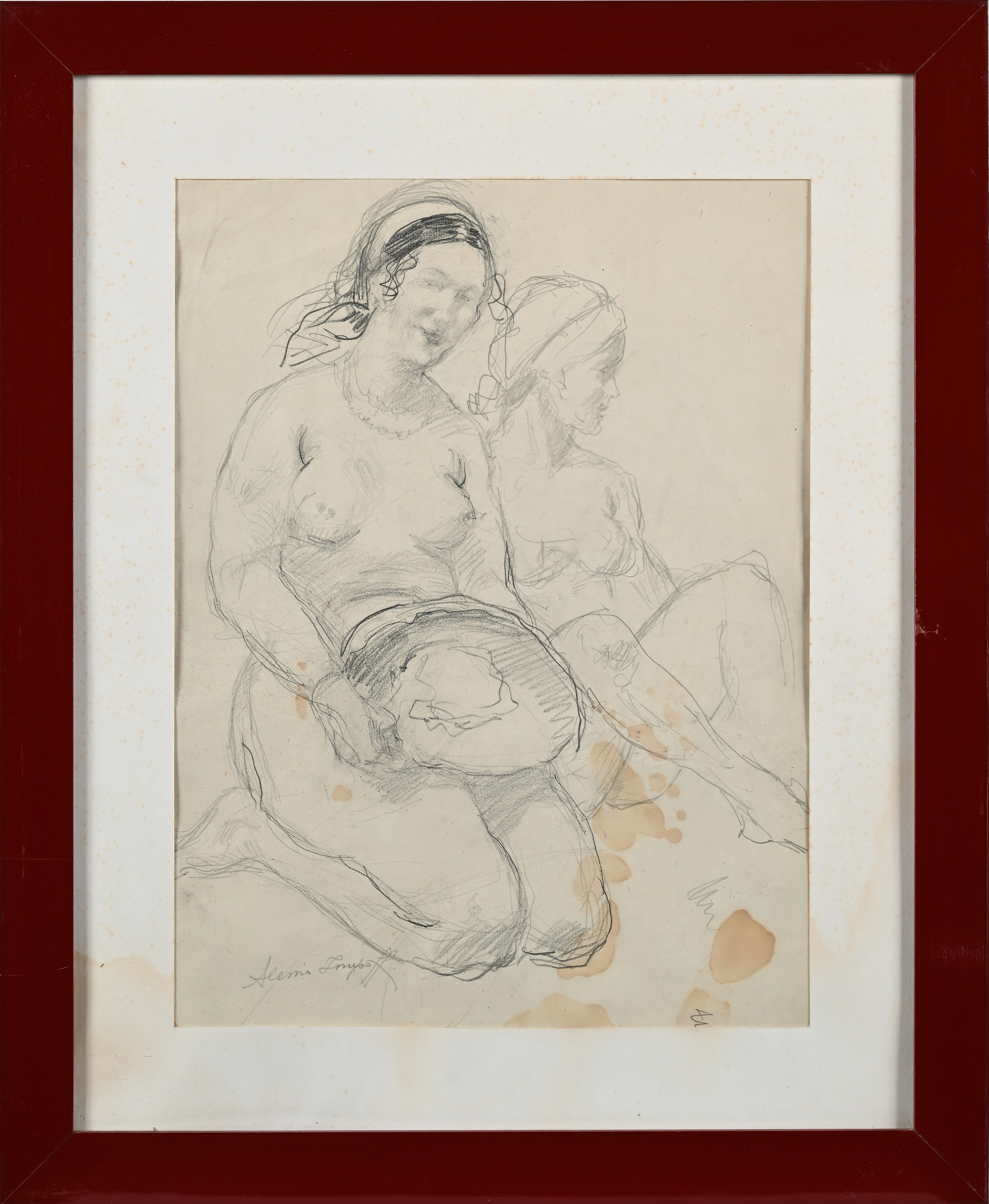 Alessio Issupoff - Studio di Due Donne Nude