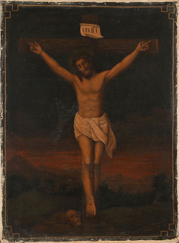 Pittore della fine del XVIII secolo - Crocefissione