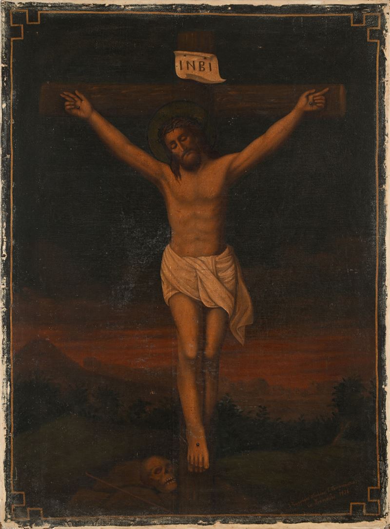 Pittore della Fine del XVIII Secolo - Crocefissione