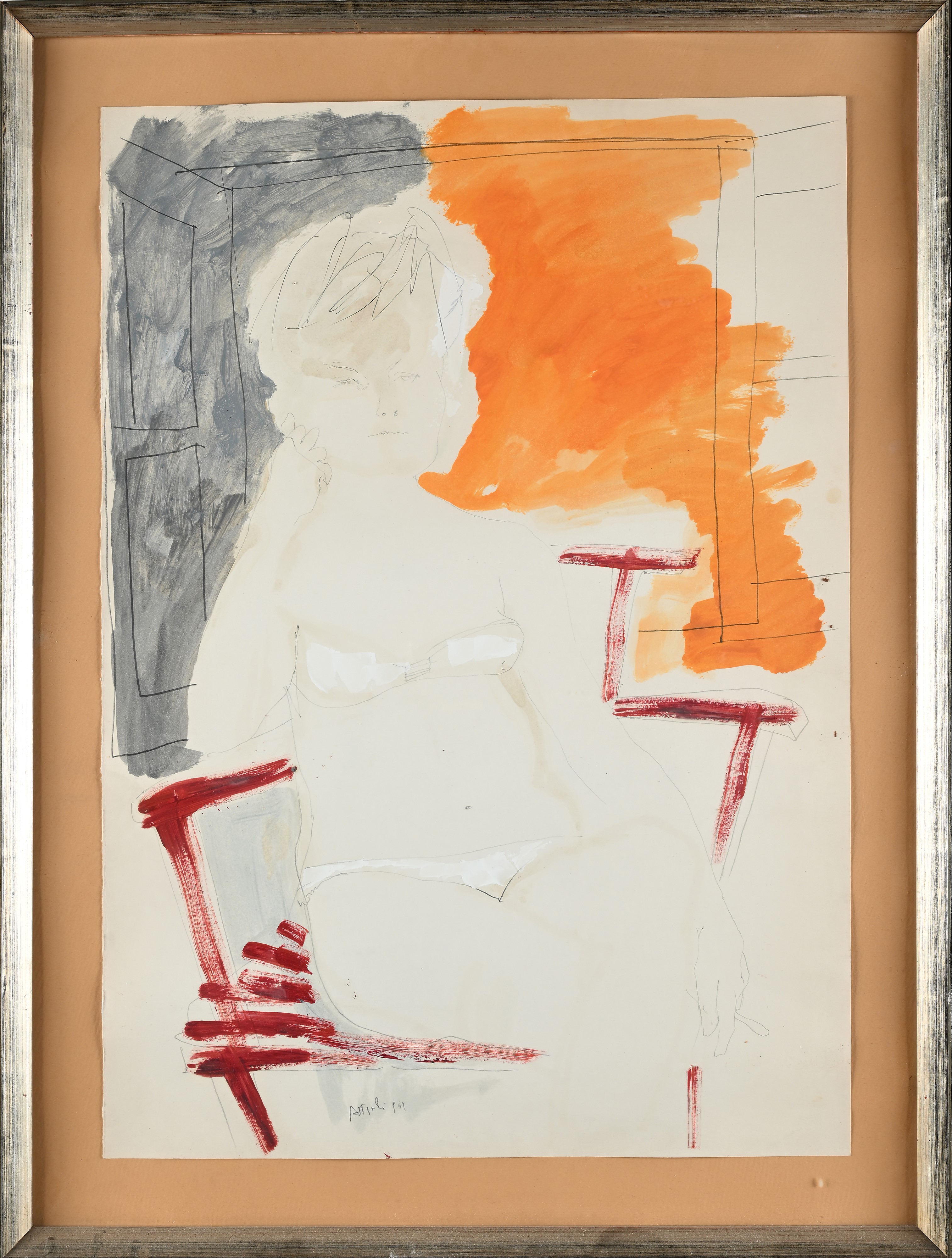 Nudo di donna seduta