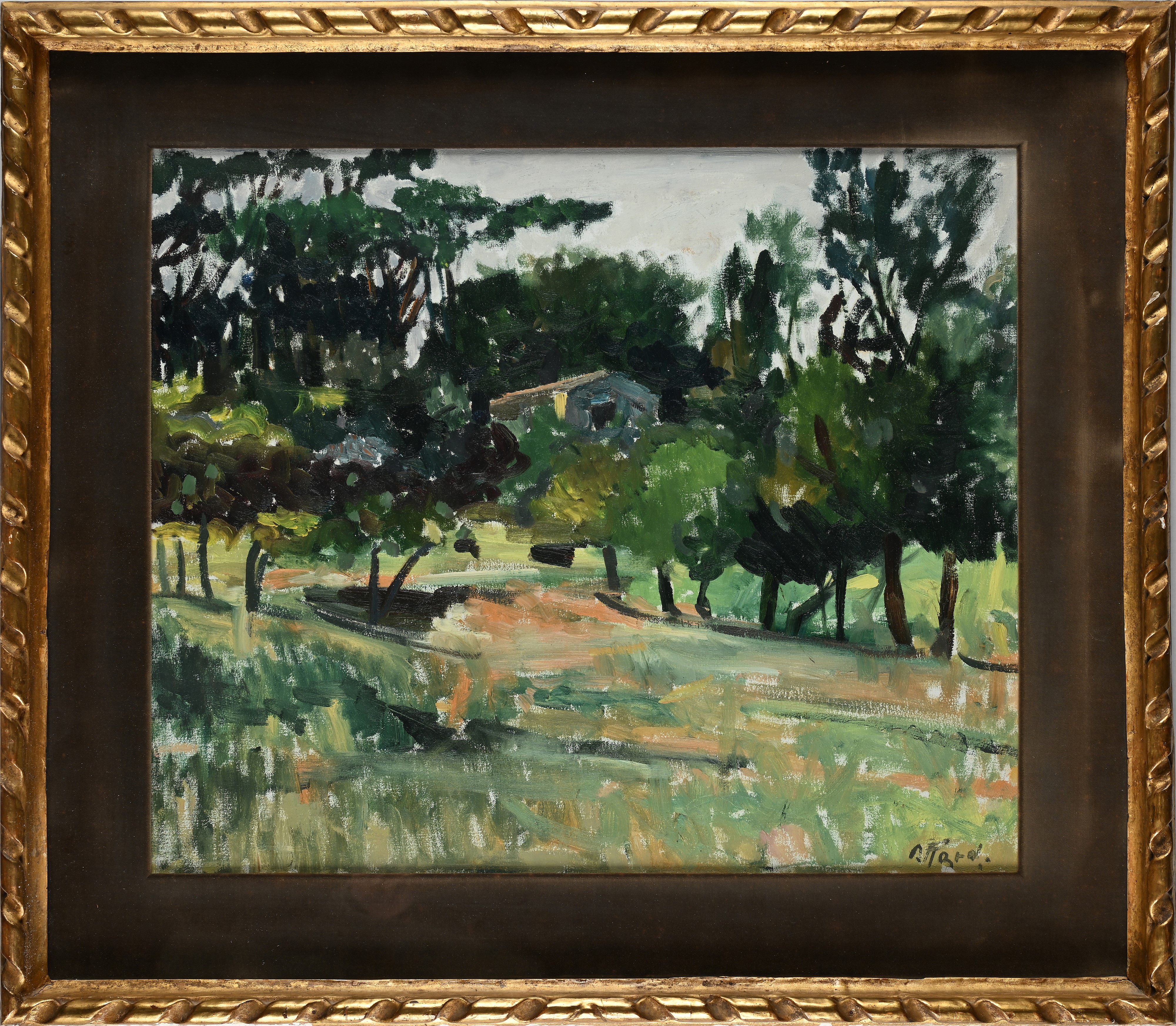 Paesaggio con casolare