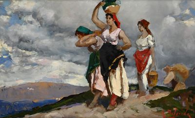 Giovani Donne al Lavoro in Campagna