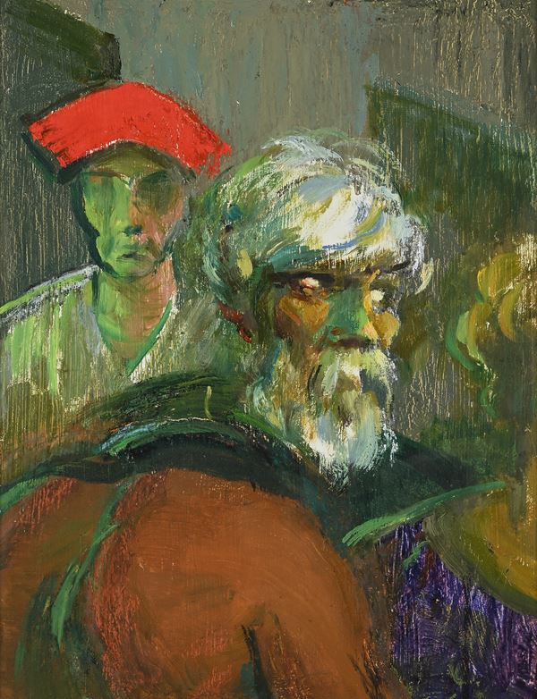 Amedeo Bocchi - L'Evaso, studio per il quadro Il Marciapiede