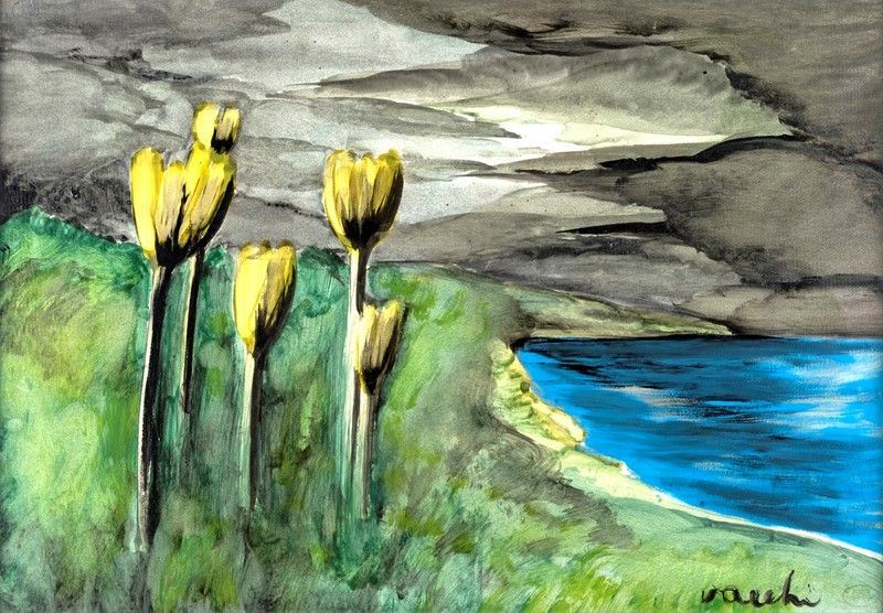 Sergio Vacchi - Tulipani