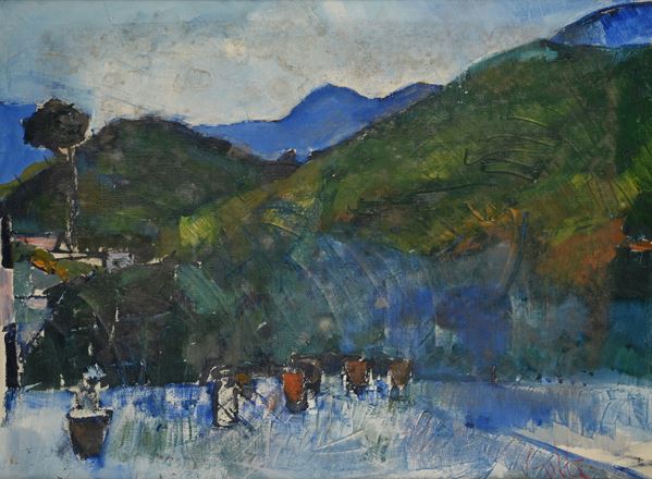 Antonio Vangelli - Paesaggio di montagna