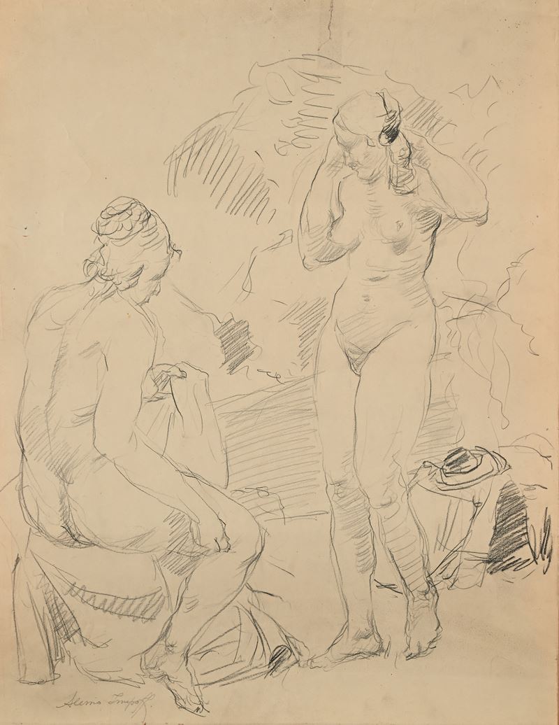 Due nudi di donna