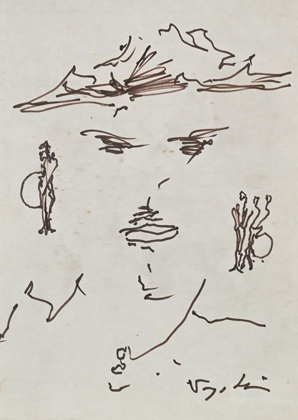 Antonio Vangelli - Ritratto con cappello