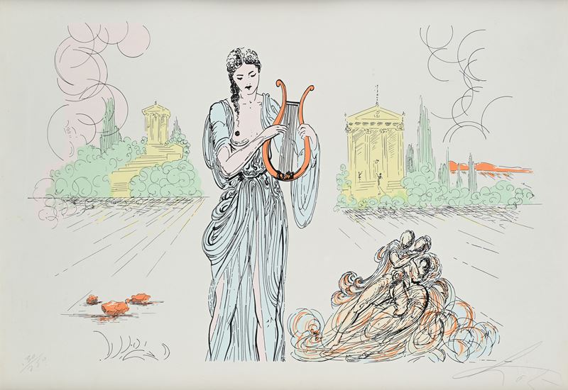 Santa Cecilia con l'arpa